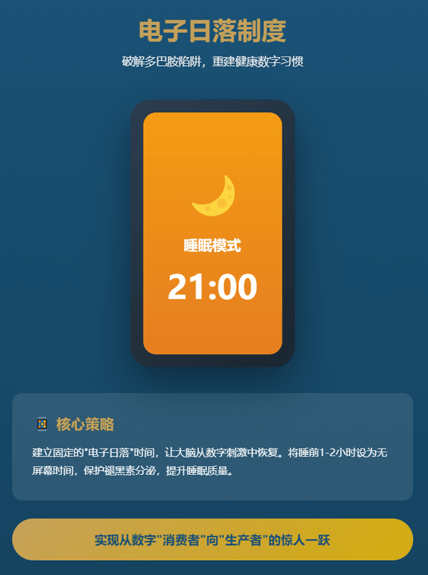 电子日落制度